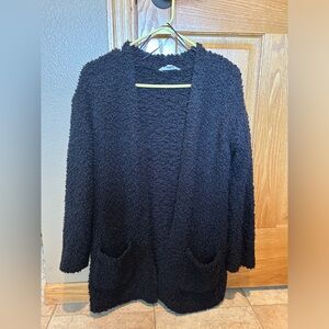 Juniors/Womens Pink Republic Oversized, Popcorn Cardigan with pockets, M